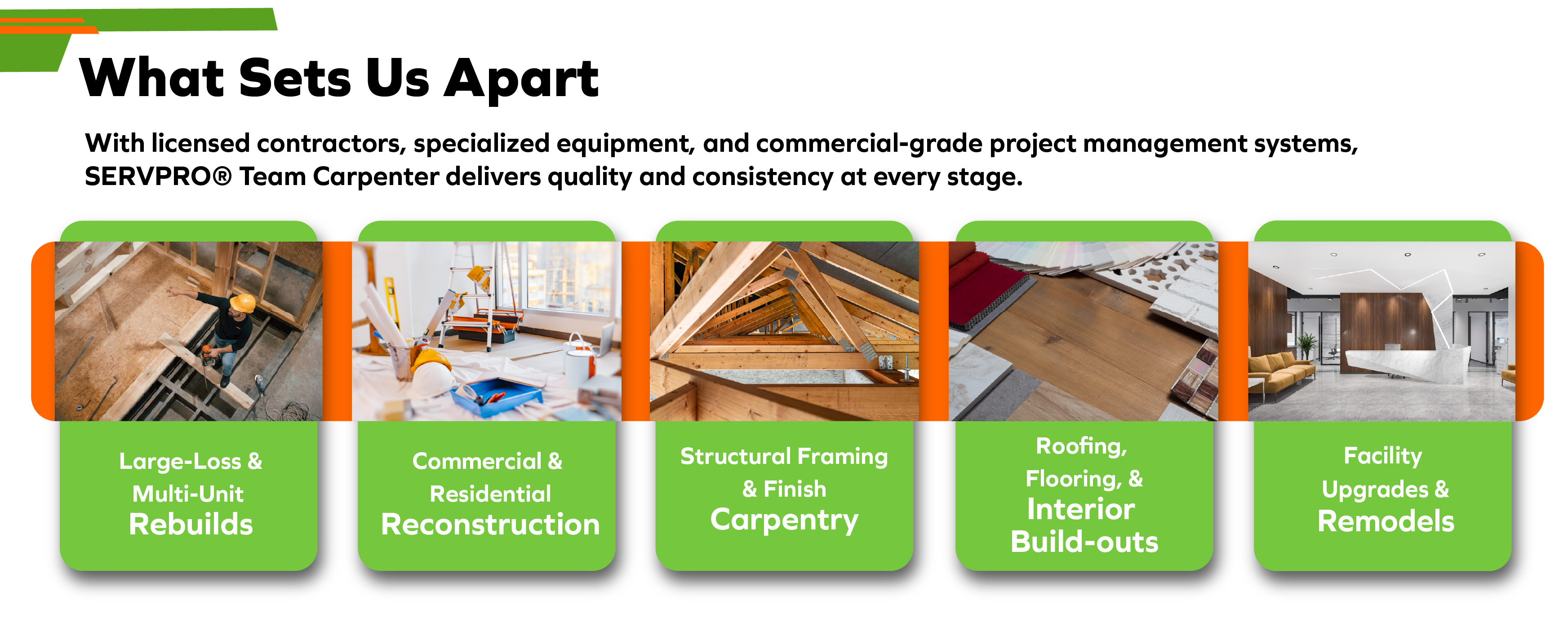 What sets us apart from other contractors